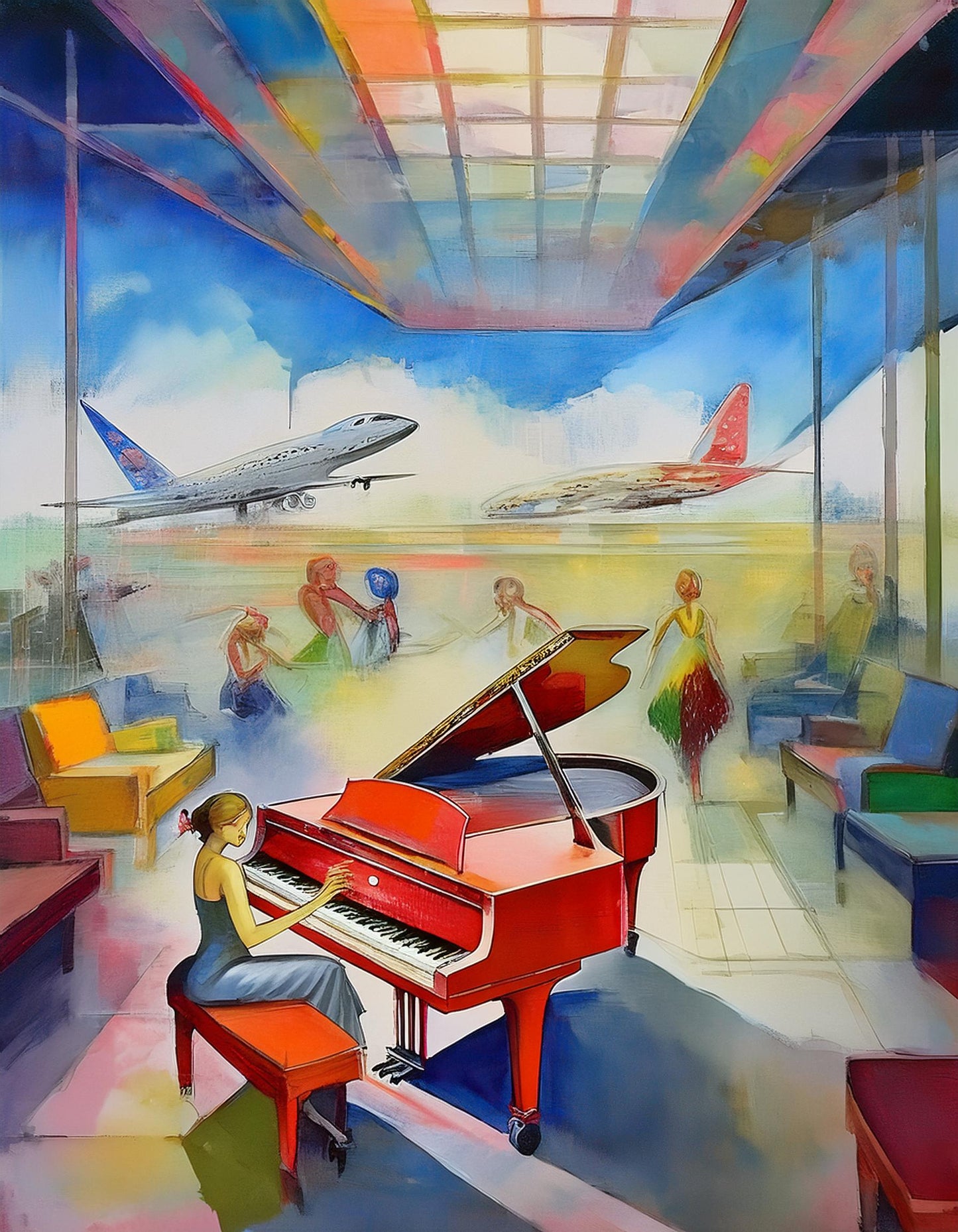 Red PIano
